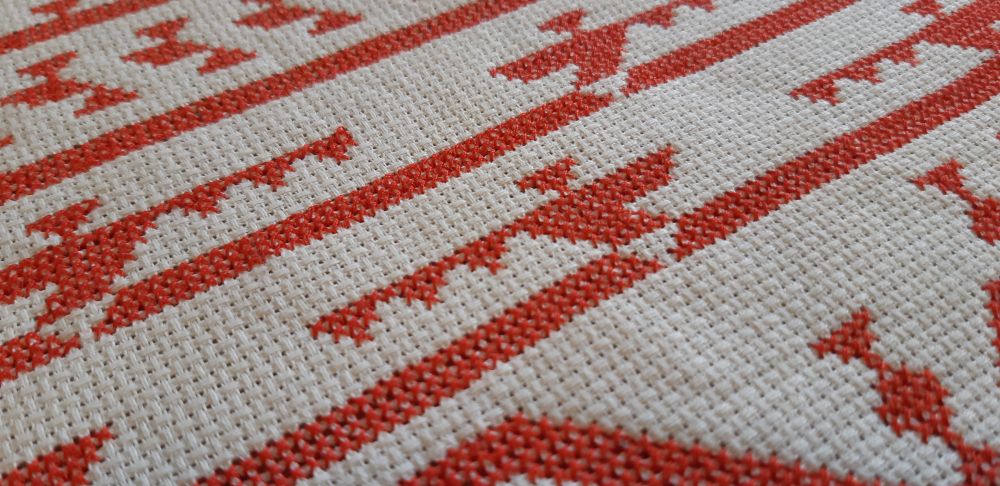 photo: large embroidery piece