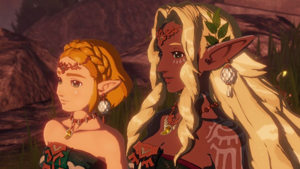 Zelda e Sonia de Legend of Zelda Age of Imprisonment 