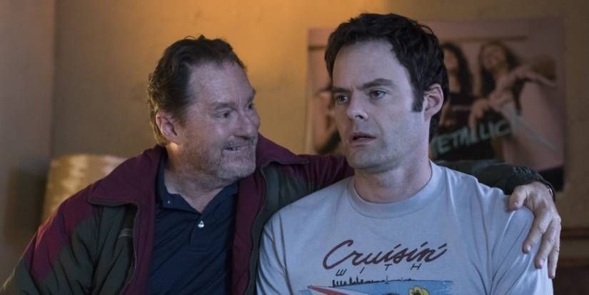 Stephen Root as Fuchs and Bill Hader as Barry
