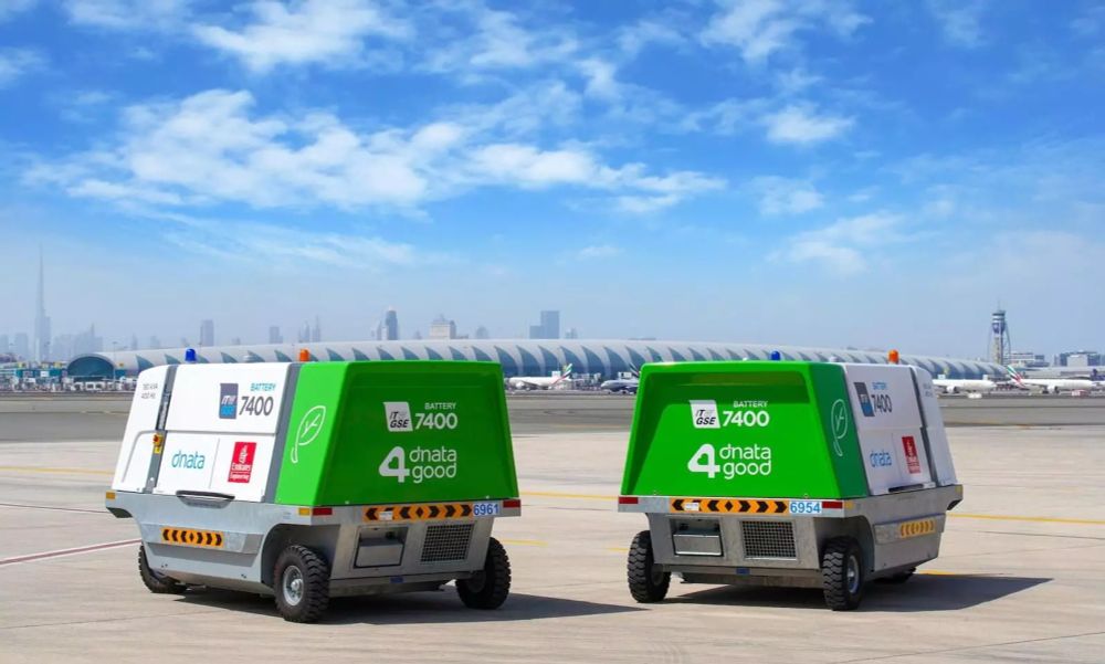 dnata adds 14 electric ground power units to Dubai fleet