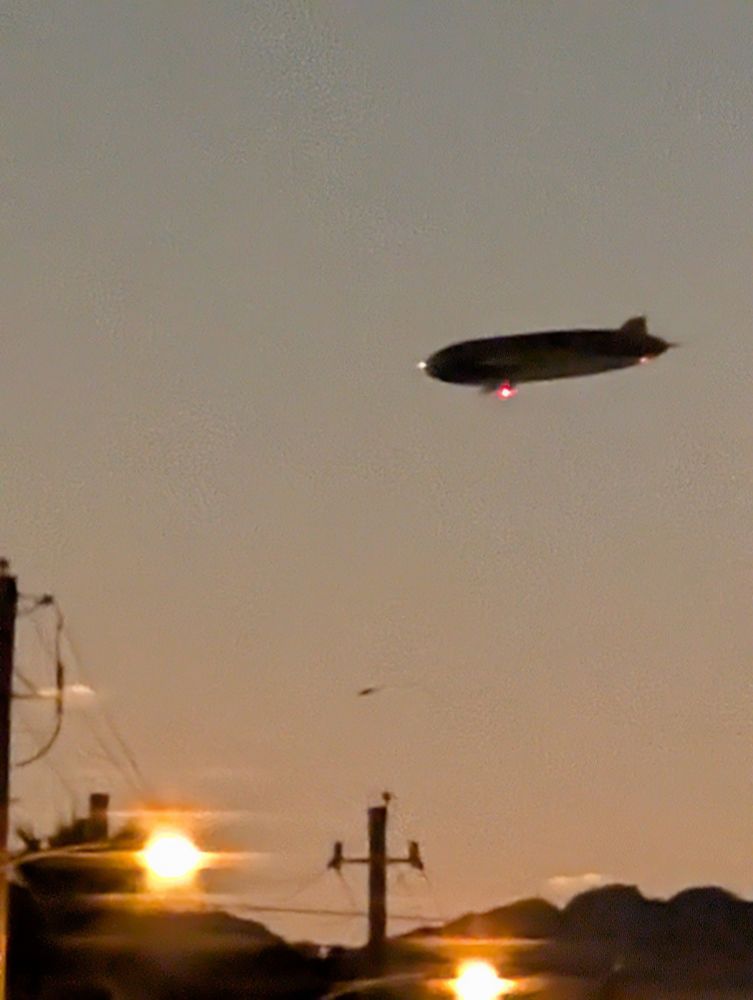 A blimp!