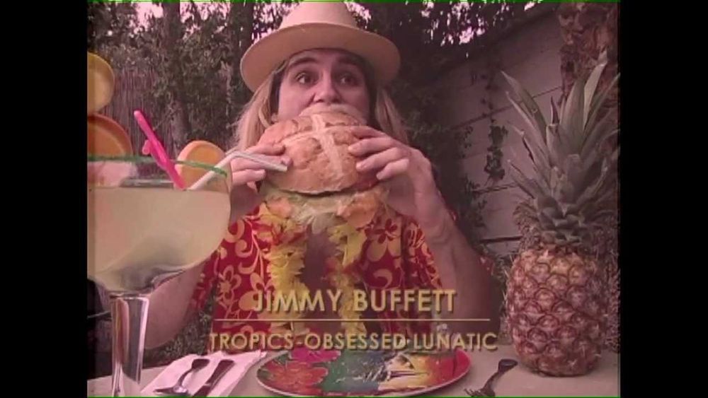 Jimmy Buffet, tropics-obsessed lunatic graphic from the original Yacht Rock web series. 