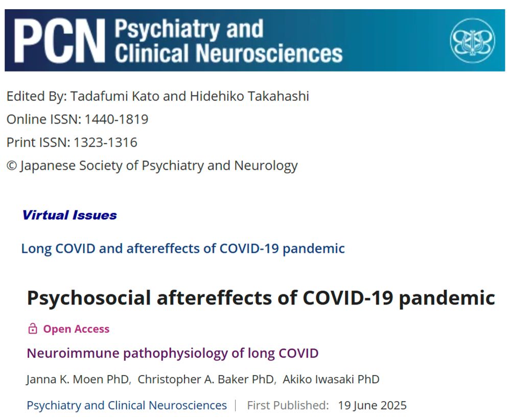 PCN Frontier Review
Open Access
Neuroimmune pathophysiology of long COVID