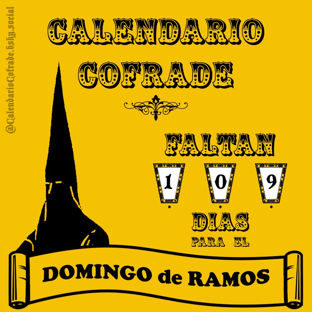 Quedan 109 días para el Domingo de Ramos