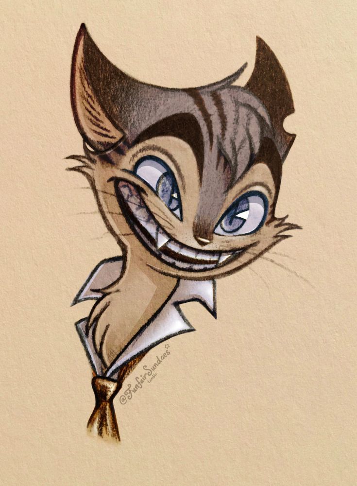 Fanart of a disheveled Rocky Rickaby from Lackadaisy, laughing with slitted pupils and a wild grin.