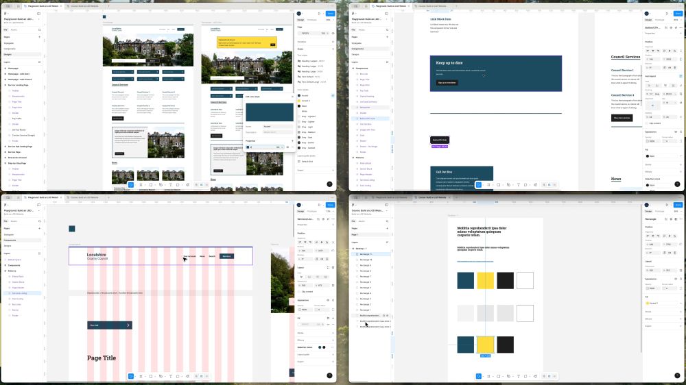 Screenshots of stills from module 1 of Build a LocalGov Drupal website course by Mark Conroy.