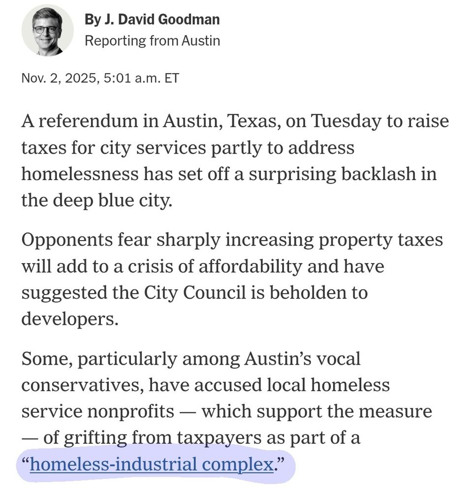 A referendum in Austin, Texas, on Tuesday to raise taxes for city services partly to address homelessness has set off a surprising backlash in the deep blue city.

Opponents fear sharply increasing property taxes will add to a crisis of affordability and have suggested the City Council is beholden to developers.

Some, particularly among Austin's vocal conservatives, have accused local homeless service nonprofits - which support the measure - of grifting from taxpayers as part of a "homeless-industrial complex."
