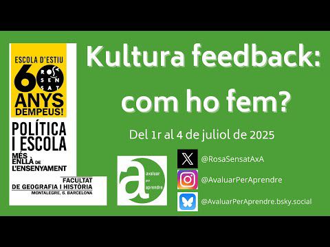 Kultura feedback: com ho fem? (horitzontal)