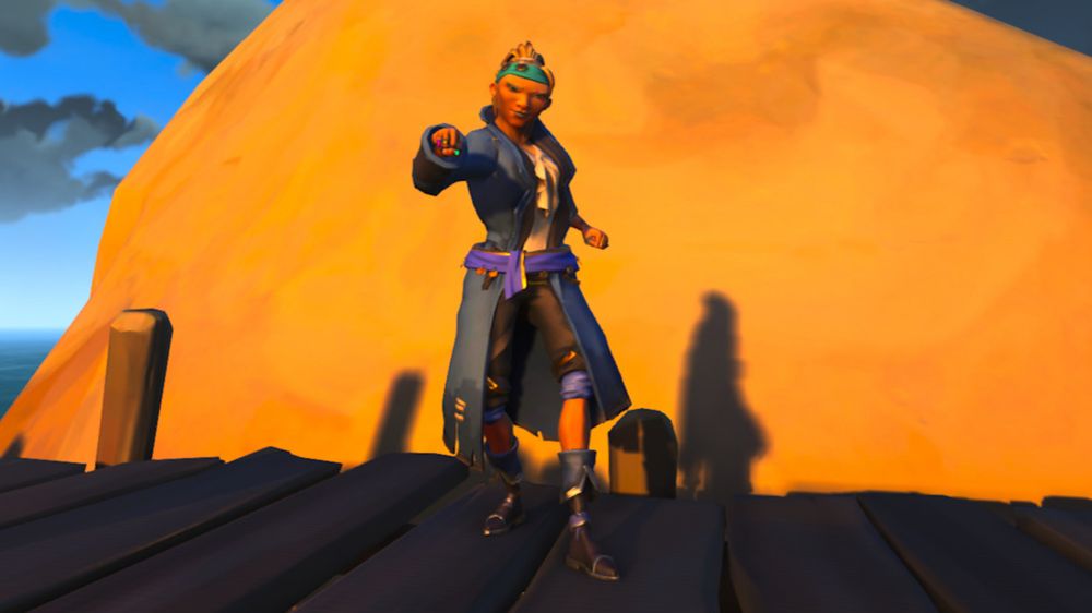 Leisure with style, 4nj4 pirate in blue and white