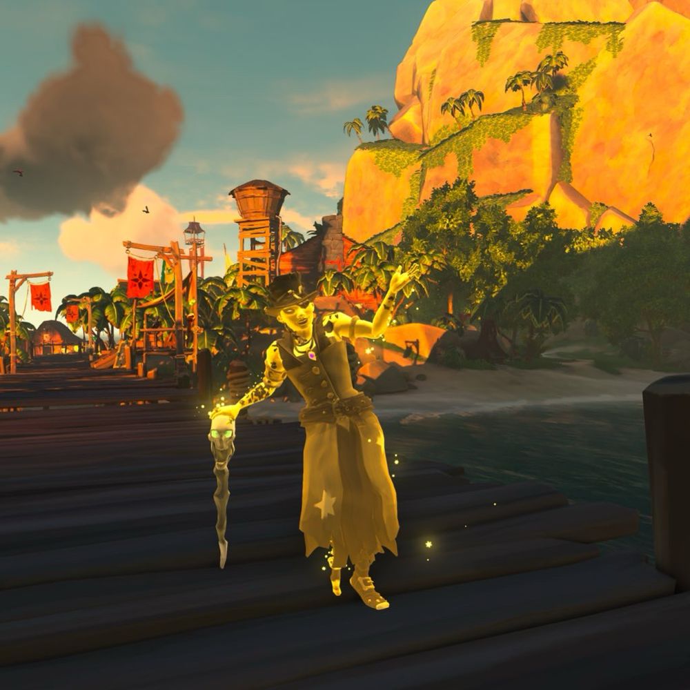 A dancing golden ghost 4nj4