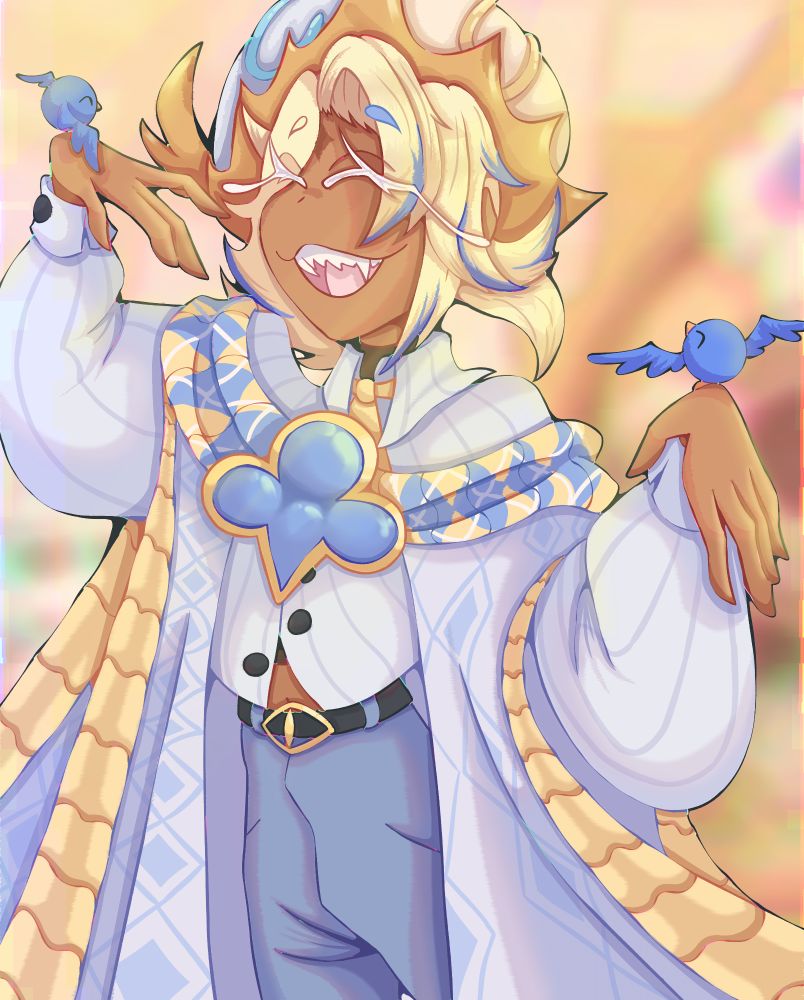 pure vanilla cookie with some birds :3