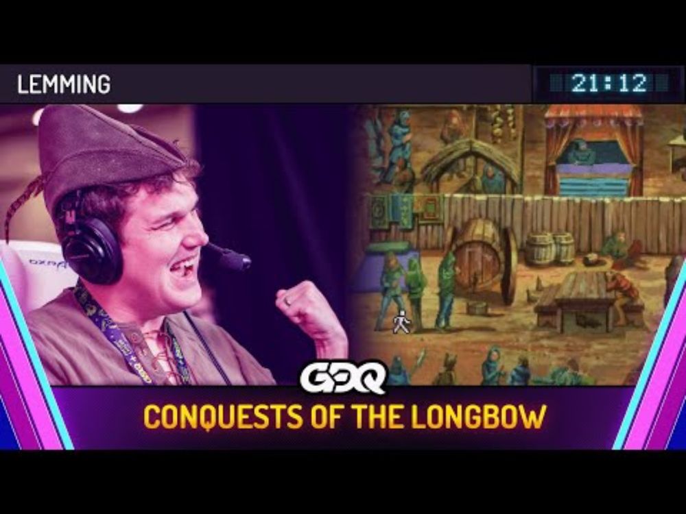 Conquests of the Longbow by Lemming in 21:12 - Awesome Games Done Quick 2025