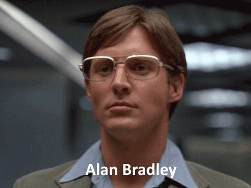Alan Bradley, a character from the film TRON