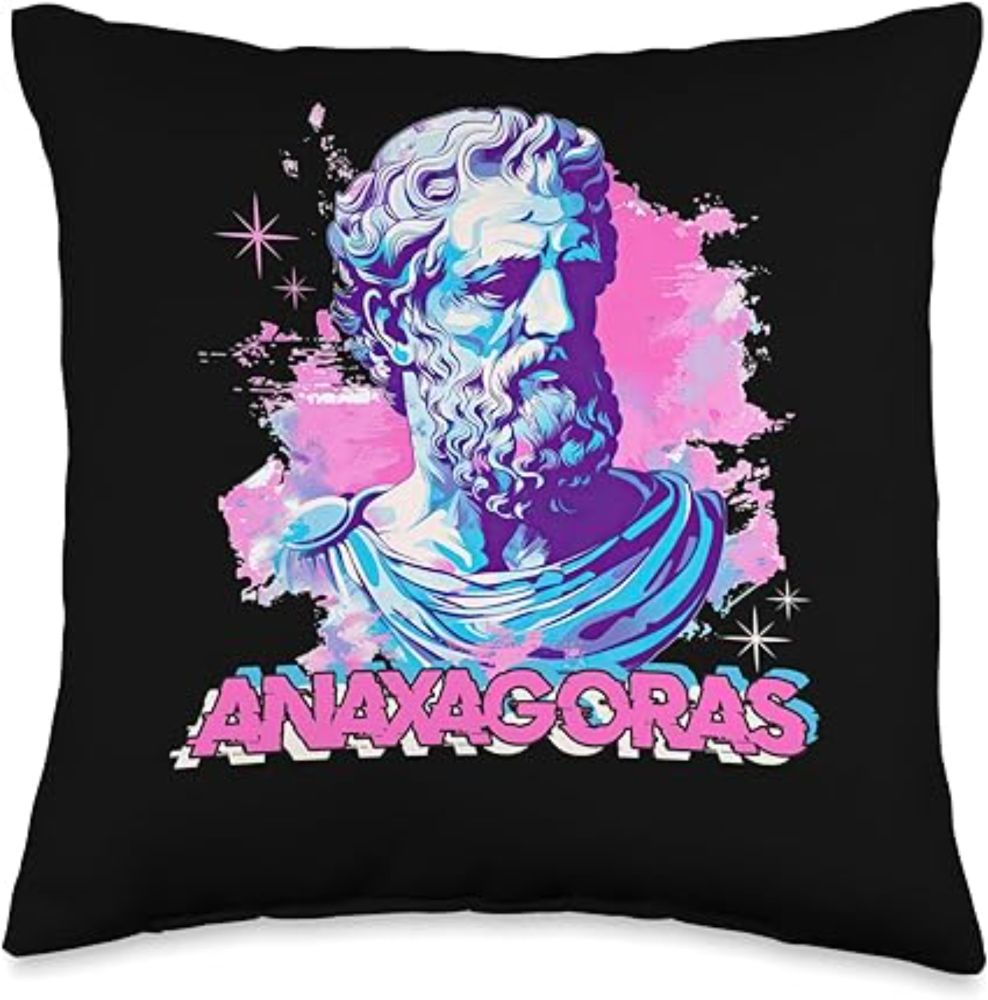 Amazon.com: Anaxagoras Y2K Aesthetic Retro Stoicism Philosophy Throw Pillow : Home & Kitchen