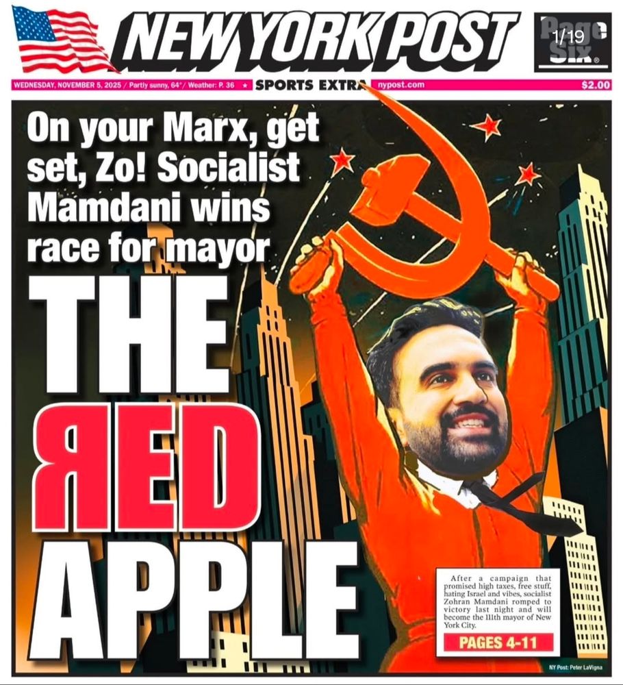 The NY Post cover