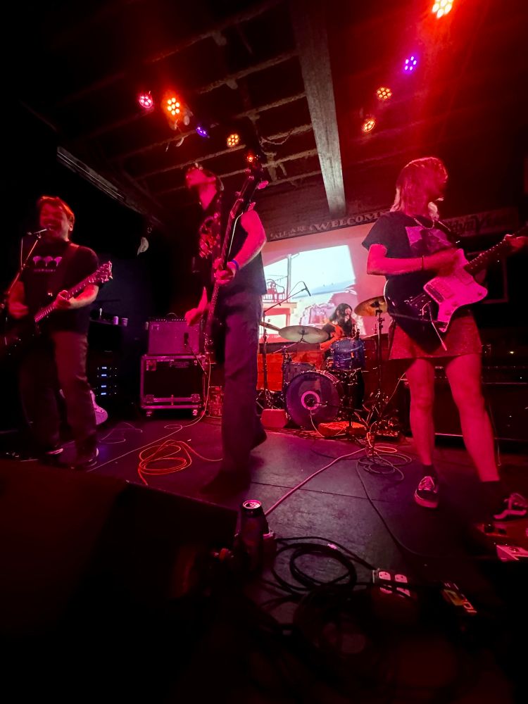 Porcelain, a four piece rock band, performing live inside at Mohawk during SXSW 2025