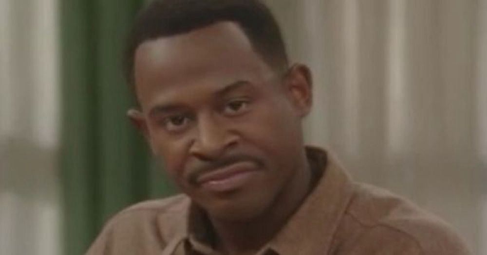 A close up of Martin Lawrence from his sitcom “Martin,” in a moment when he’s broken the fourth wall and is looking directly into the camera with utter disgust. His lips are pursed and his brow is furrowed. 