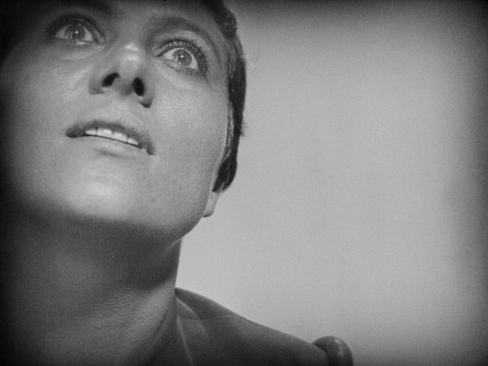 an especially manic look from The Passion of Joan of Arc (1928)