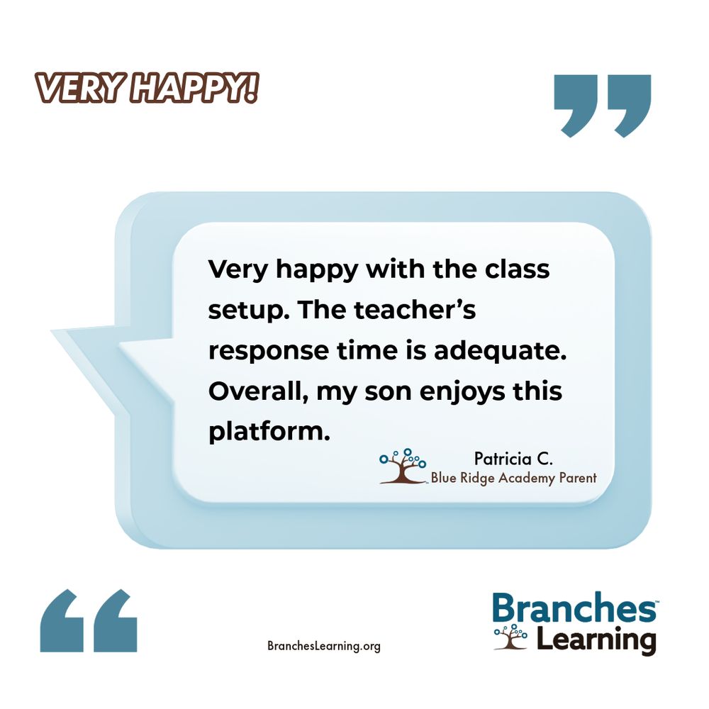 A quote bubble with the review text from the post