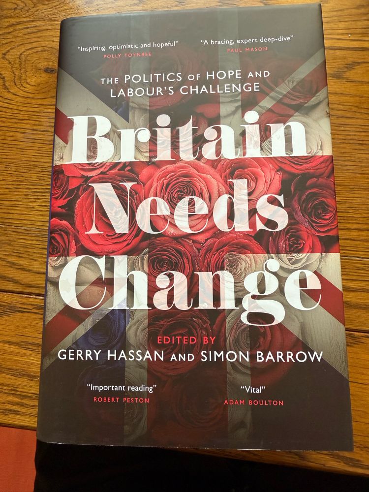 The front cover of Britain needs change, a new book about Labour in government 