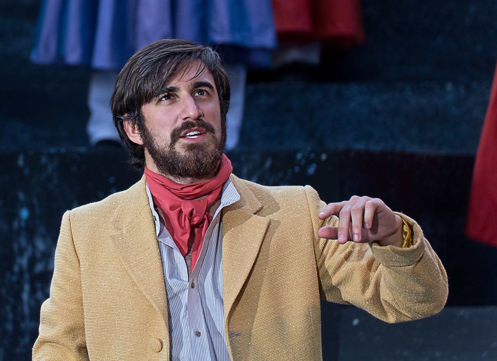 Ferdinand Kingsley as God/Jesus in the York Mystery Play 2012