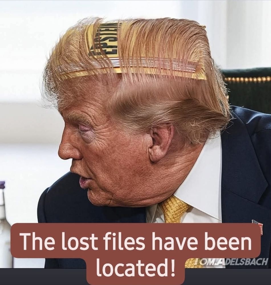 epstein files in trump's combover