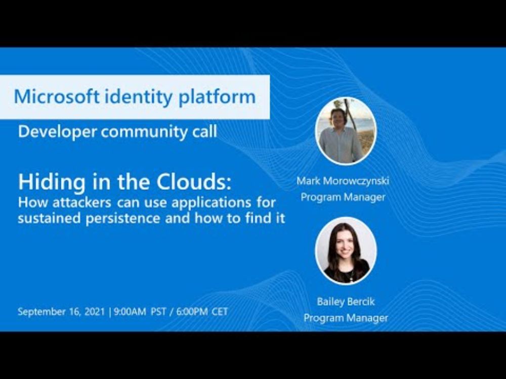 How attackers can use applications for sustained persistence and how to find it - September 2021