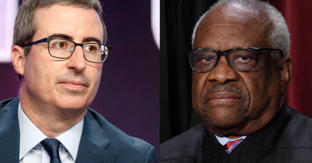 John Oliver Offers Clarence Thomas Payout He Thinks He Can’t Refuse