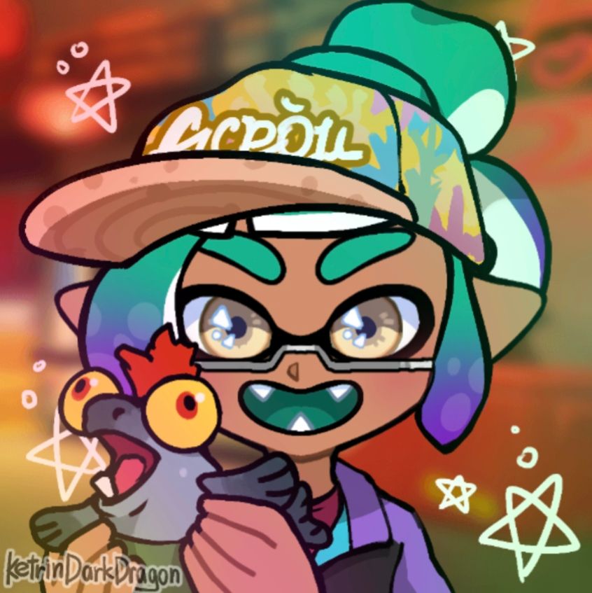 splatoon inkling character created by the qrt maker