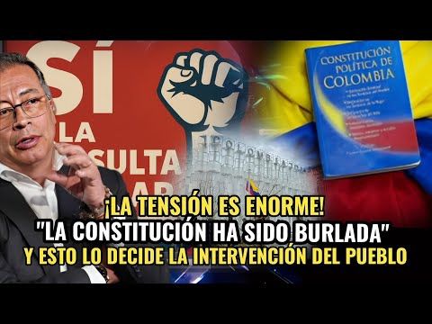🔴¡LA TENSIÓN ES ENORME! LA CONSTITUCIÓN HA SIDO BURLADA. ESTO LO DECIDE LA INTERVENCIÓN DEL PUEBLO.