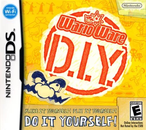 Box art for WarioWare D.I.Y. on the Nintendo DS