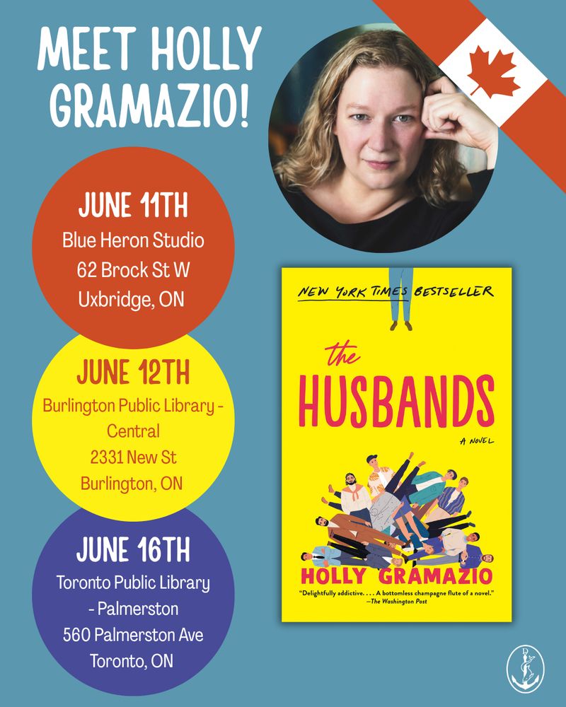 Me, the cover of my book, and info about the events - Uxbridge on June 11, Burlington on June 12 and Toronto on June 16 - full info is at the link