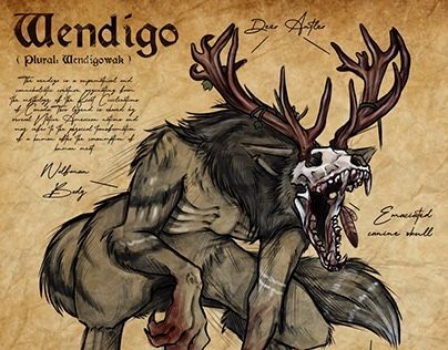 Wendigo artwork by dove3859.
