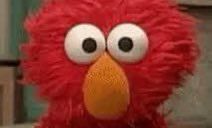 Elmo staring into your soul 