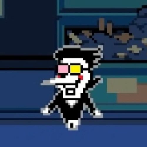 Spamton G. Spamton

Some weird white small bird guy with a long nose