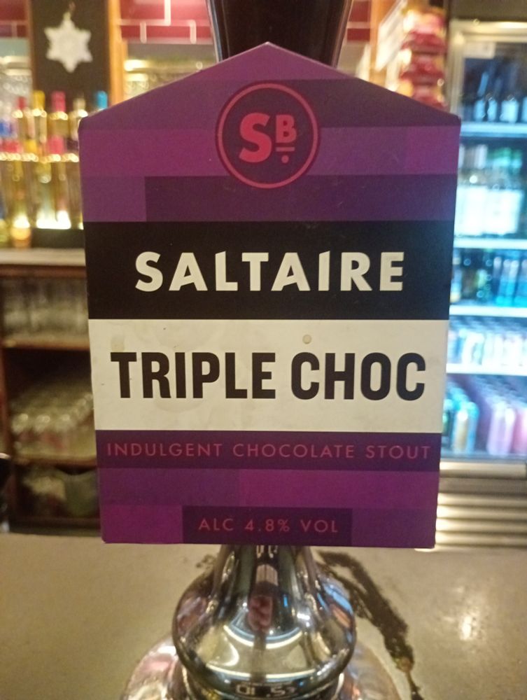 Saltaire Cask Triple Chocoholic Pumpclip 