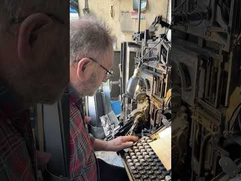 Inside The Last Linotype Machine Newspaper in America