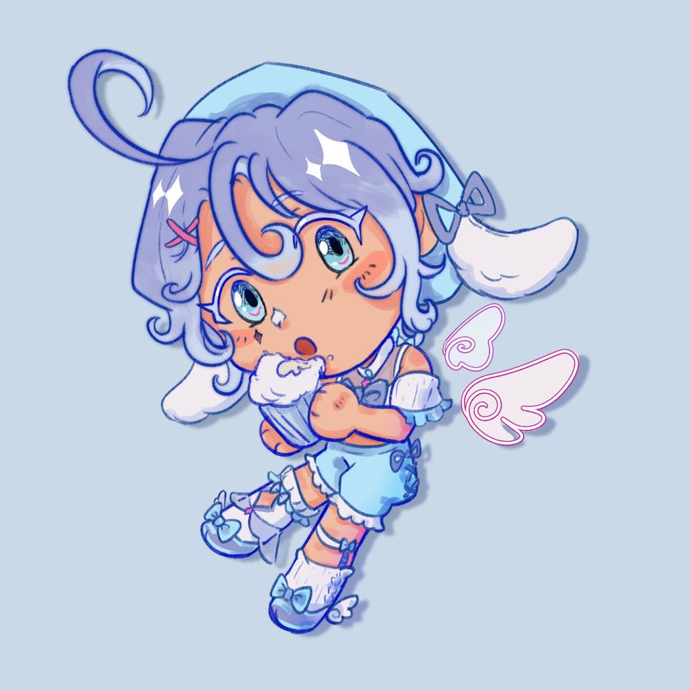 chibi art of oc lamb