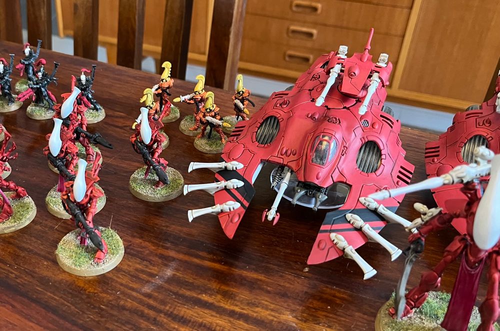 Fire Dragons and Wave Serpent