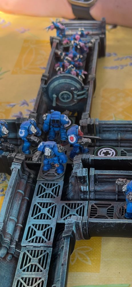 Ultramarines prepare for the genestealer assault
