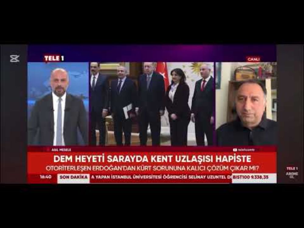 DEM - AKP Görüşmesi bir pazarlık görüşmesi değildir. Süreçte bir al-ver süreci değildir.
