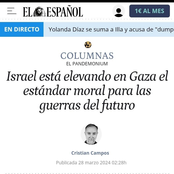 Columna de pandemoño dando puto asco y negando el genocidio