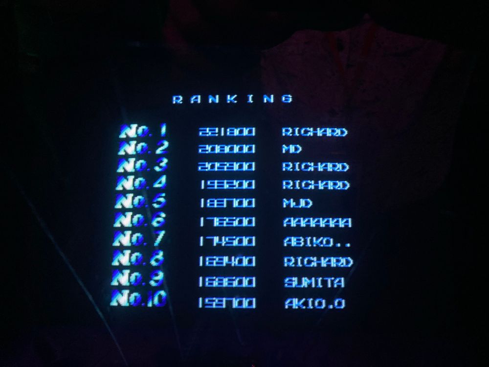 Thrashed Mike Daily at R-TYPE in Hard mode.