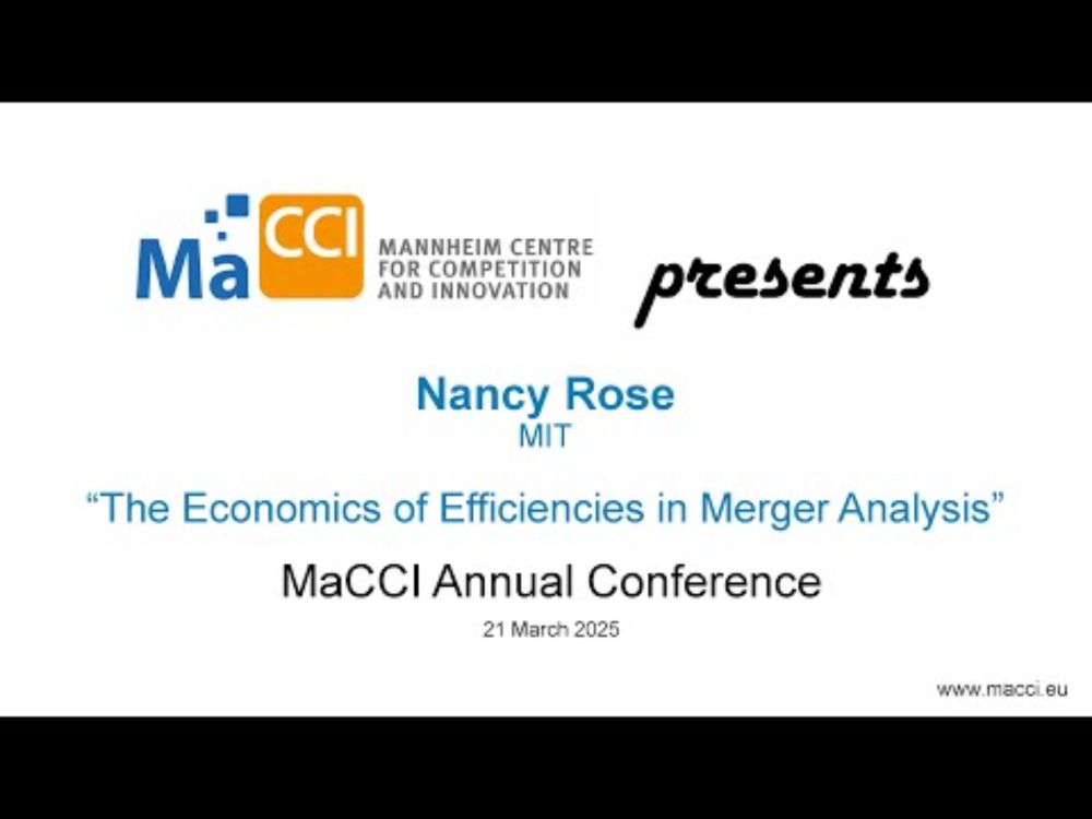 MaCCI Annual Conference: Keynote by Nancy Rose (MIT)