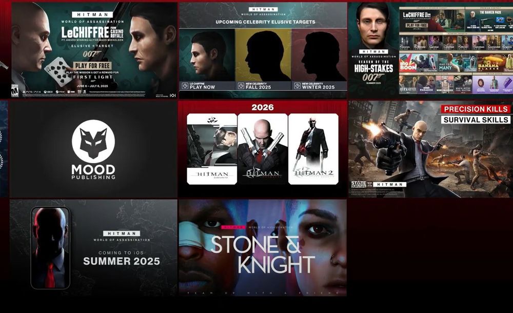 Various news for the htiman franchise, including co-op, iOS support and the Le Chiffre elusive target