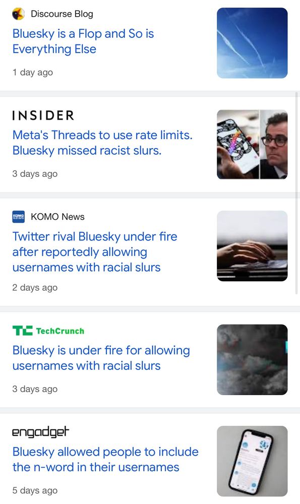A lot of articles about how bad Bluesky fucked this up. 