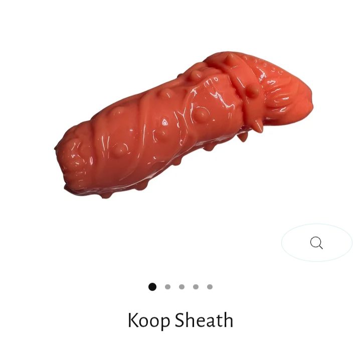 A silicone cock sheath made to resemble Bowser's penis, don't tell Nintendo.