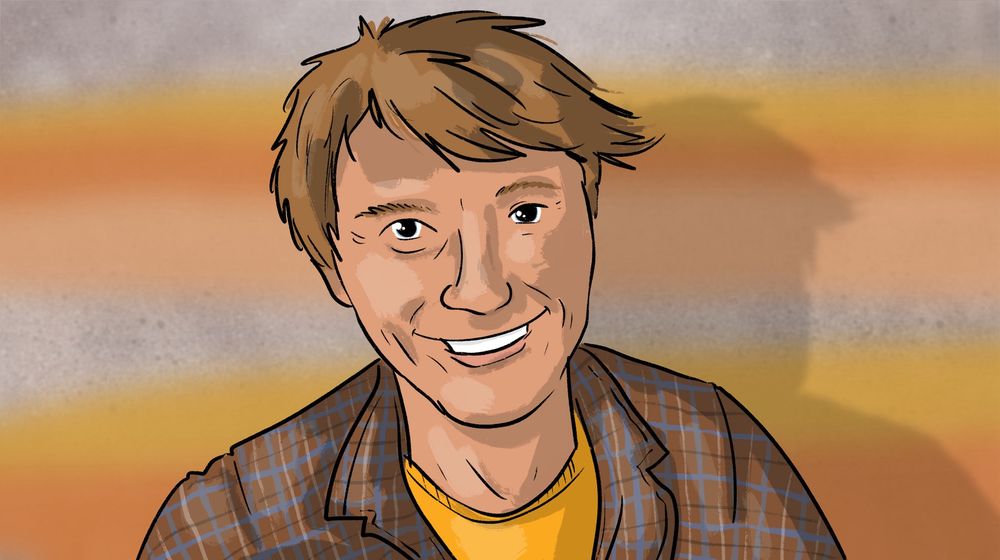 Porträt im Comic-Stil von Misha Lemeshko.