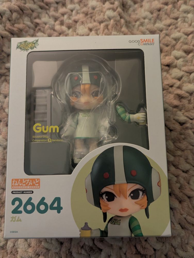 gum jet set radio nendoroid figure from good smile in its box
