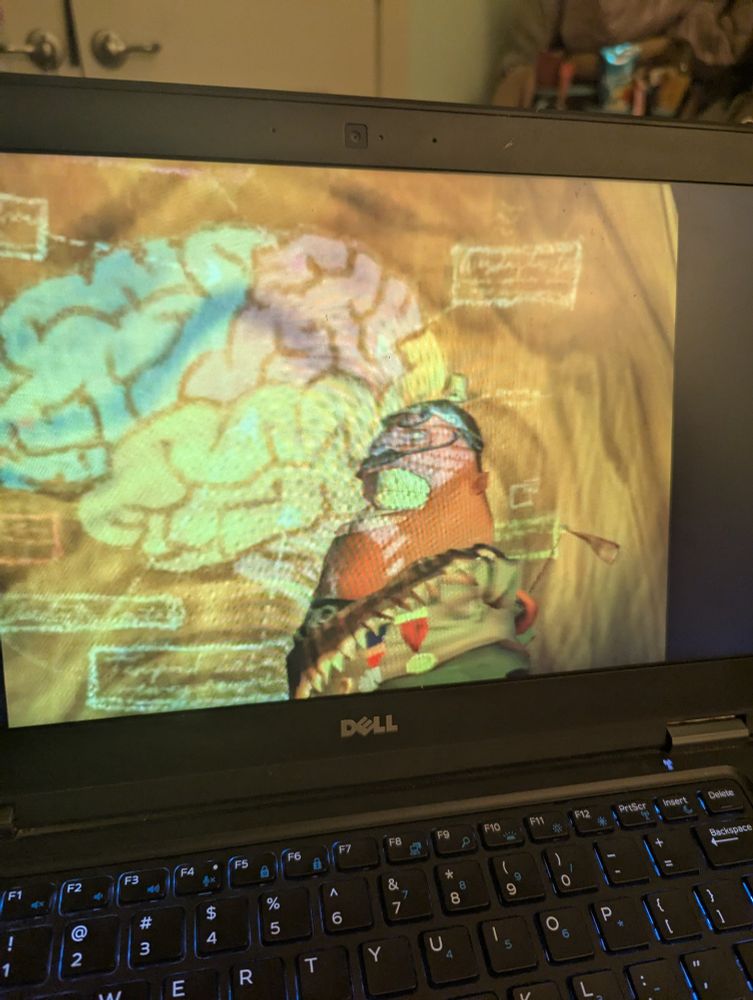 very first scene from psychonauts displayed from my desktop